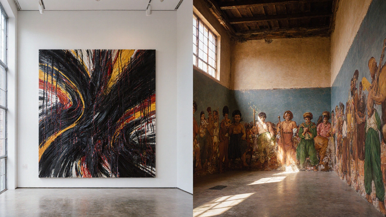 Diferencias entre el Expresionismo Abstracto y el Realismo Social