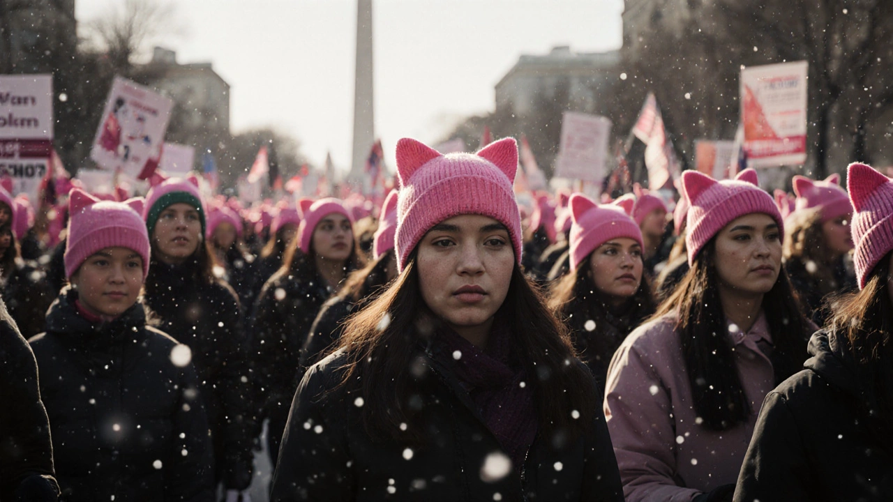 ¿Qué simboliza el sombrero rosa en los movimientos revolucionarios?