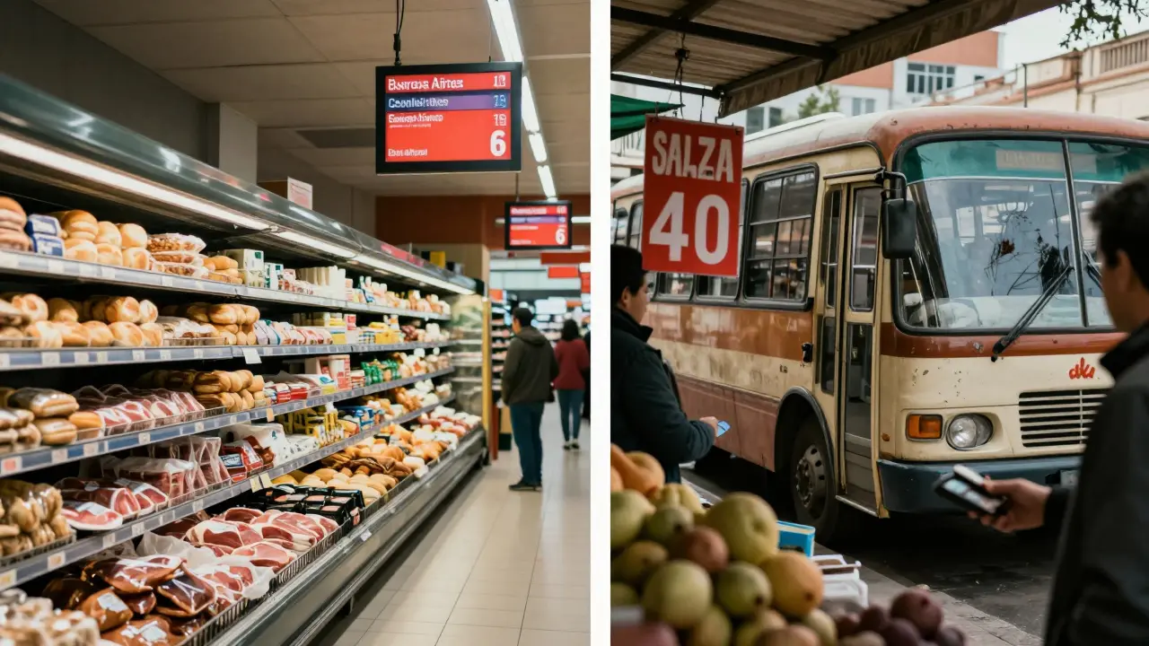 Comparación de costos según región: CABA vs. provincia en transacciones diarias