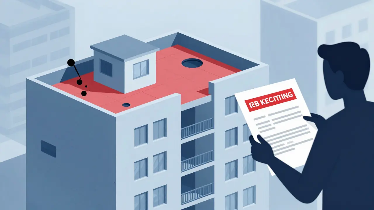 Edificio en Rosario con riesgos ocultos superpuestos: techos con fugas, multas y obras sin permiso.