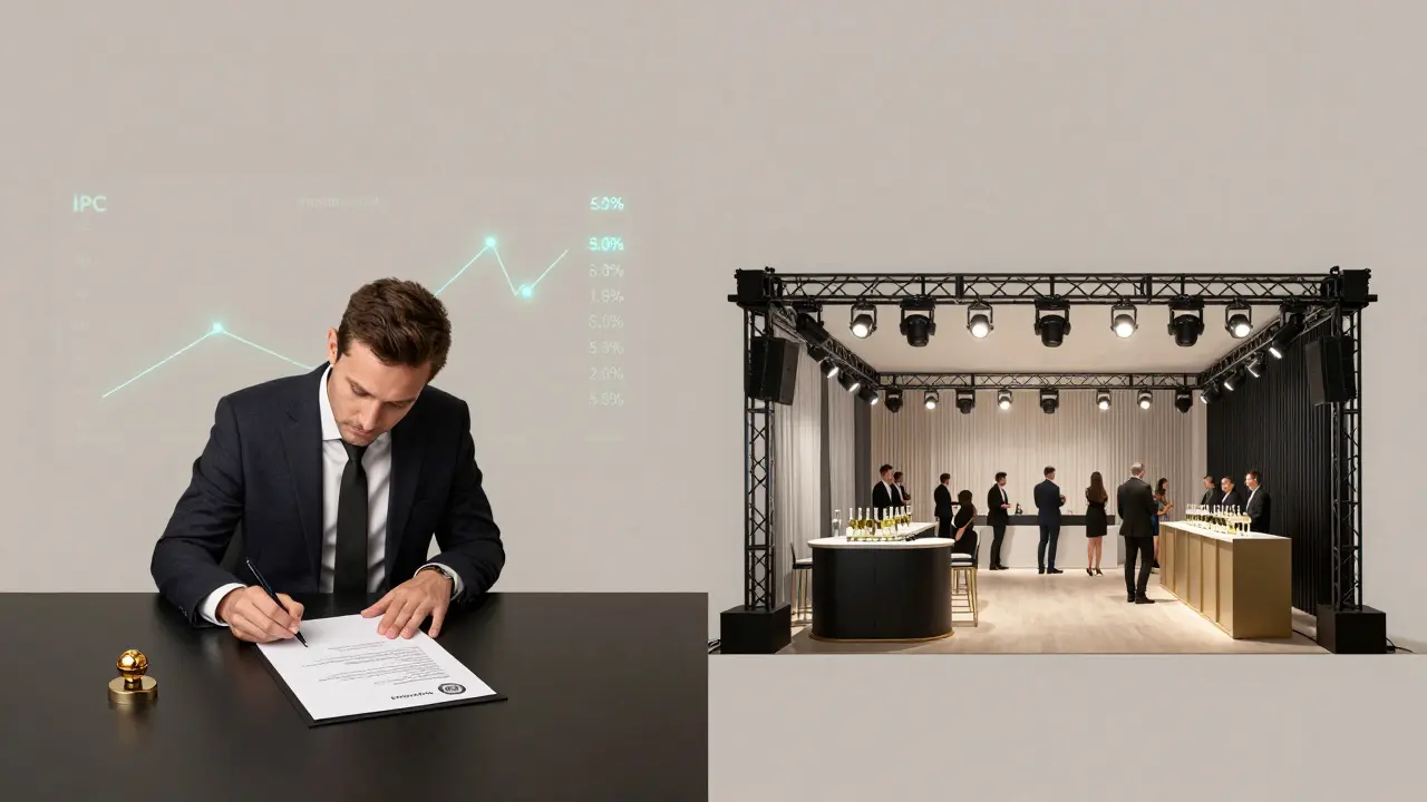 Propiedad de lujo en Rosario transformándose entre oficina corporativa y espacio para eventos empresariales.