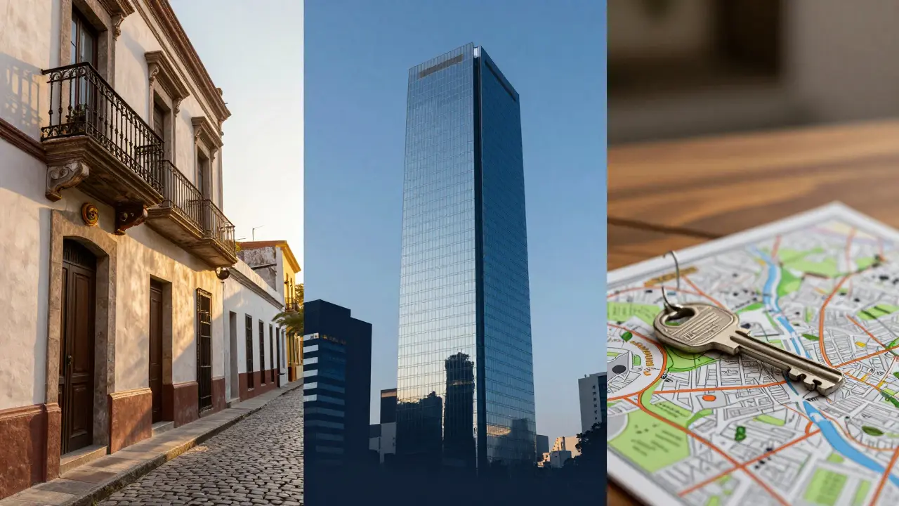 Composición artística que muestra la diversidad arquitectónica de Buenos Aires