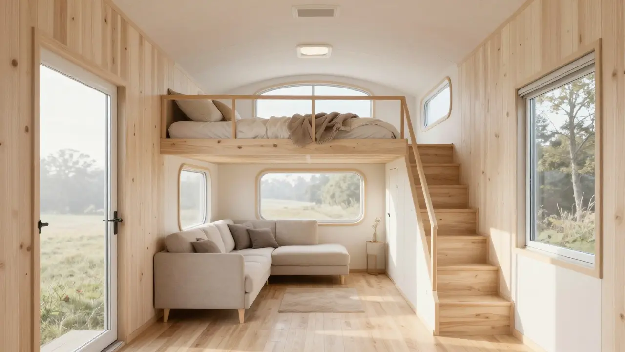 Tiny Houses y Microespacios: Guía de Optimización Extrema