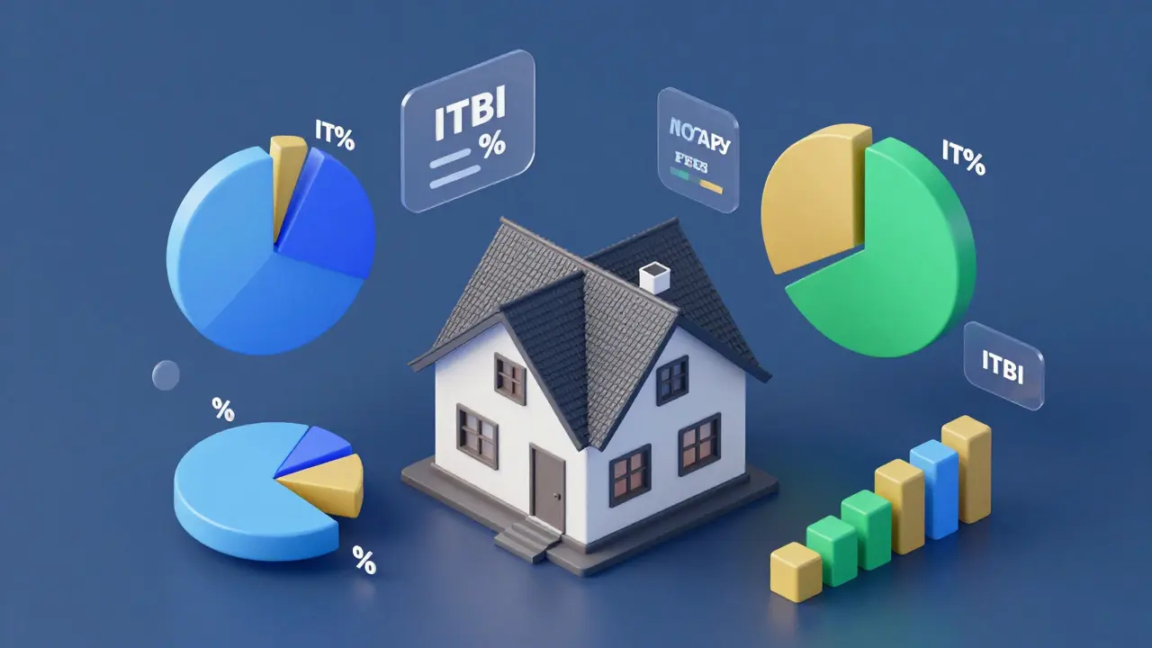 Gráfico conceptual de costos de transferencia inmobiliaria