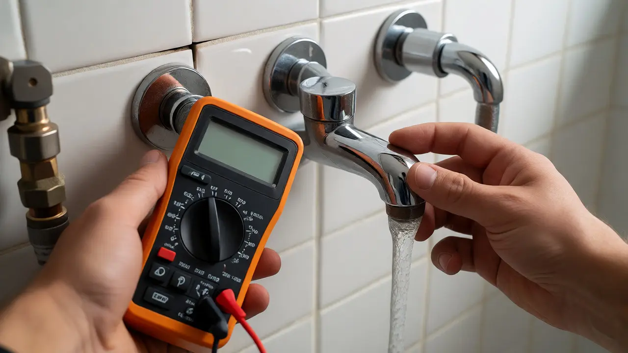 Prueba técnica de instalaciones eléctricas y de agua en una propiedad a estrenar.