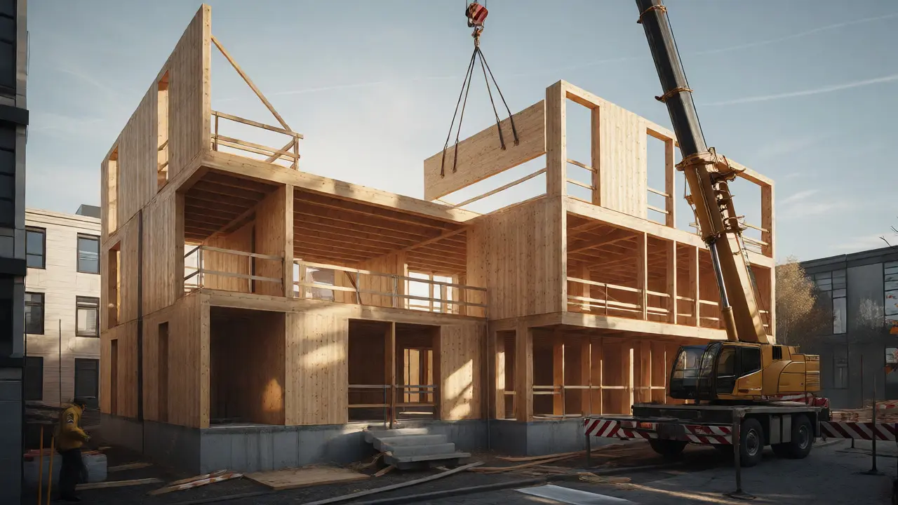 Madera CLT y construcción en seco: tendencias 2026