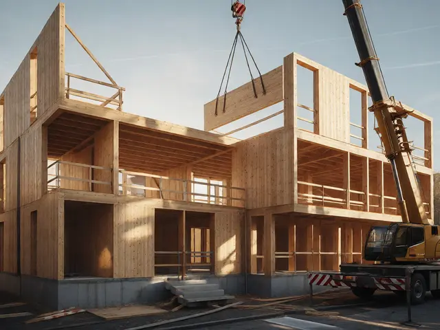 Madera CLT y construcción en seco: tendencias 2026